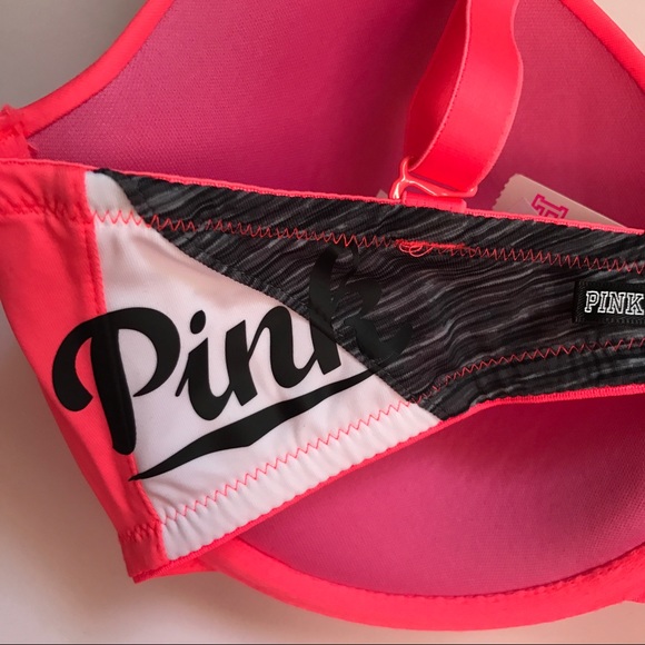 SOLD PINK VS Wear Everywhere Push-Up coral bra - Picture 4 of 8